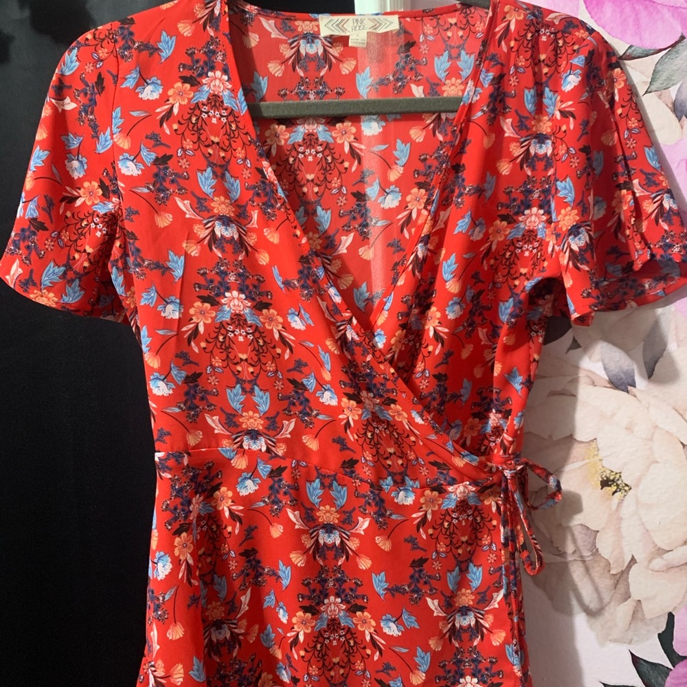 Flower print shirt